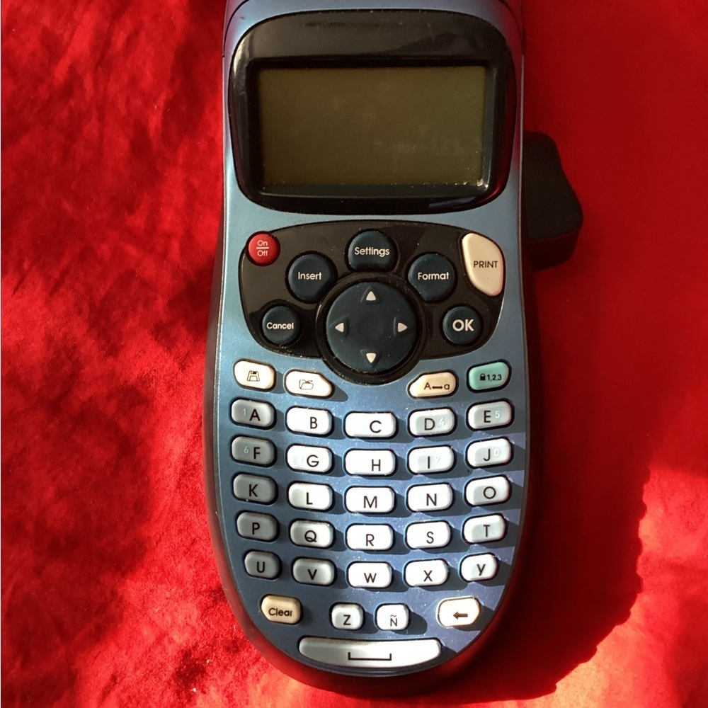 Dymo LetraTag Metallic Blue Label Maker